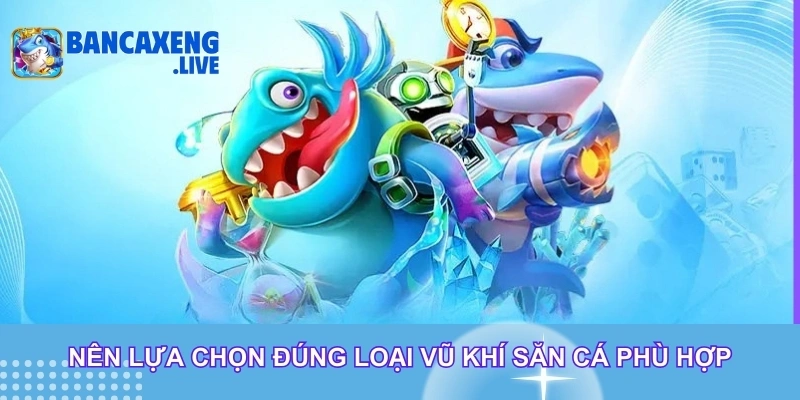 Nên lựa chọn đúng loại vũ khí săn cá phù hợp Nên lựa chọn đúng loại vũ khí săn cá phù hợp